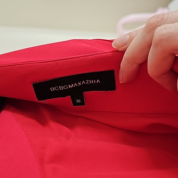 bcbg austin evening dress red - Picture 5 of 5
